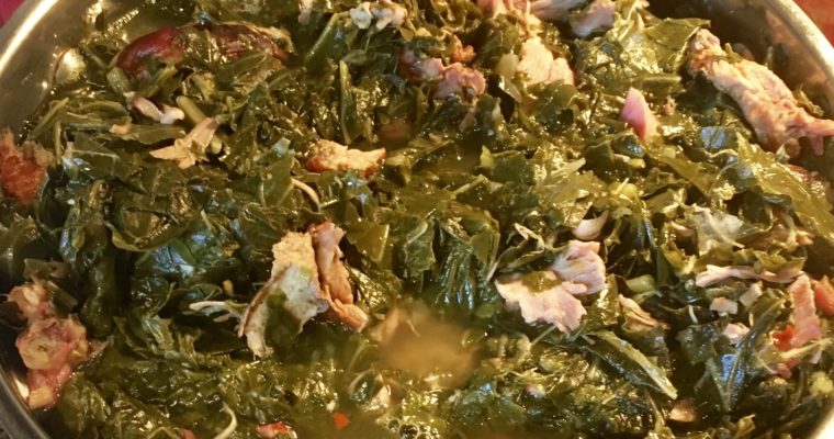 Southern Style Collard Greens with Smoked Turkey