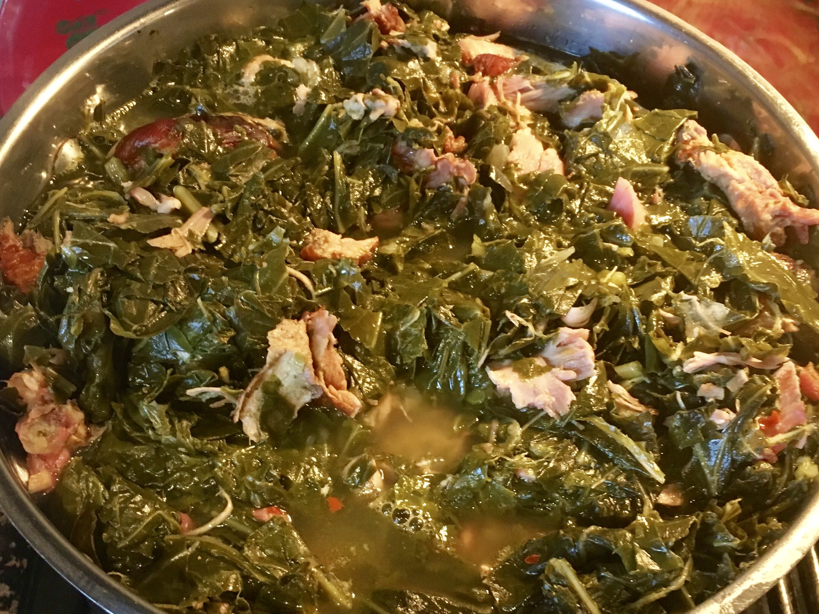 Southern Style Collard Greens with Smoked Turkey – Miss-Lou Cooking