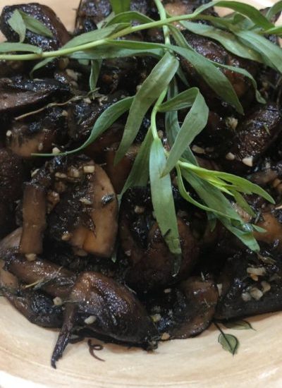 Herb and Garlic Roasted Mushrooms