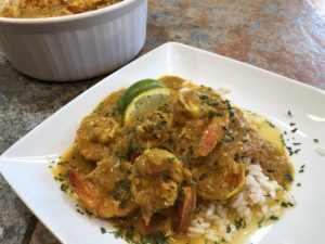Curry Shrimp with Coconut Milk