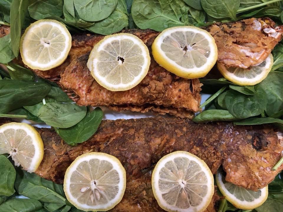 Fried Whole Snapper