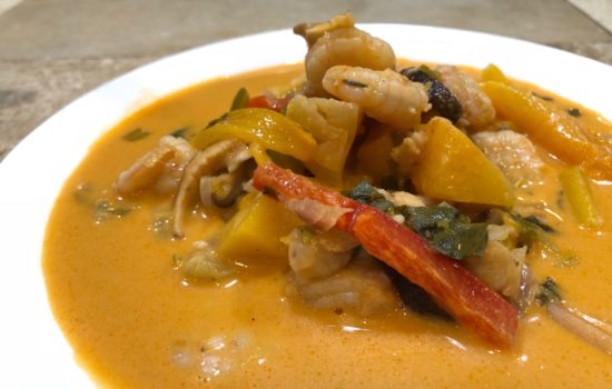 Red Thai Curry Vegetable Soup